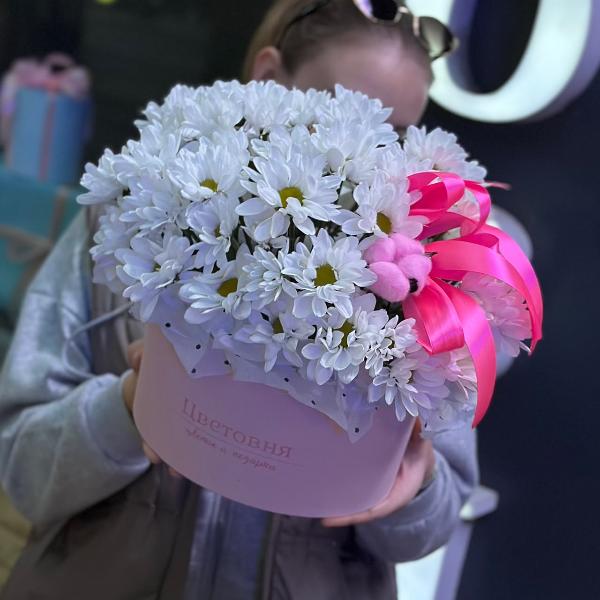 Композиция "Ромашковое сердце"