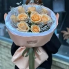 Букет из роз " Кремовая вуаль"