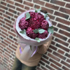 Букет из одноголовых хризантем "Вихрь чувств"